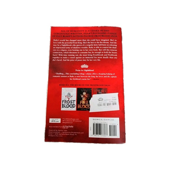 Frostblood Saga Complete PB Set Elly Blake YA High Fantasy Romance Lot Of 3 - Picture 8 of 9